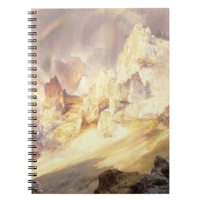 Rainbow Over Yellowstone, Moran 1900 Notebook (Front)