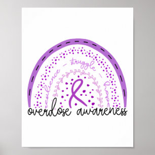 Rainbow Overdose Awareness 1 Poster
