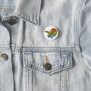 Rainbow Paddy Badge 1 Inch Round Button