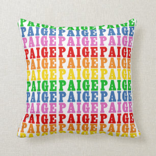 Rainbow Paige Throw Pillow