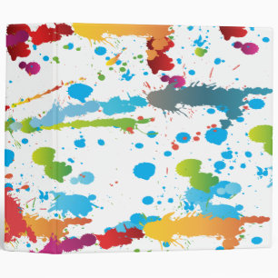 rainbow paint splatter-01 binder