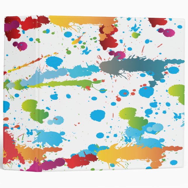 rainbow paint splatter-01 binder (Front/Spine)