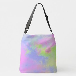 Rainbow  Paint Splatter  Crossbody Bag