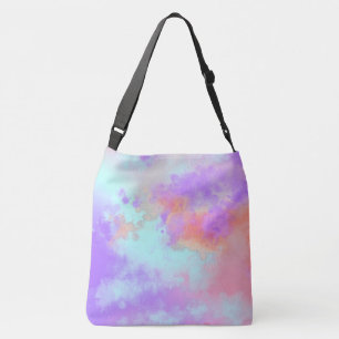 Rainbow Paint Splatter Crossbody Bag
