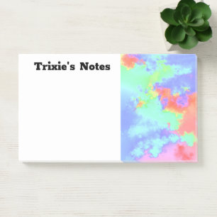 Rainbow Paint Splatter effect Post-it Notes