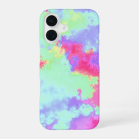 Rainbow Paint Splatter iPhone 16 Case