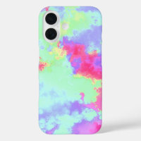 Rainbow Paint Splatter iPhone 16 Case 