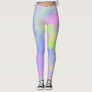 Rainbow Paint Splatter  Leggings