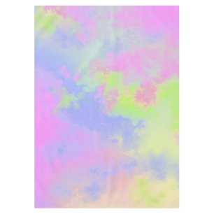 Rainbow Paint Splatter  Tablecloth