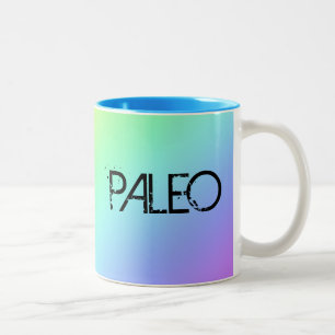 Rainbow Paleo Two-Toned Coffee Mug