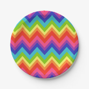 Rainbow Paper Plates