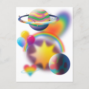 RAINBOW PARTY POSTCARD