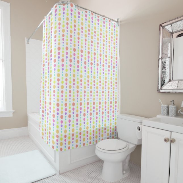 Rainbow Pastel Dots Pattern (In Situ)