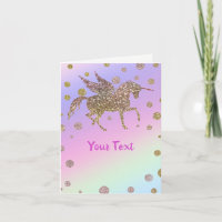 Rainbow Pastel Gold Dots Unicorn Birthday Party