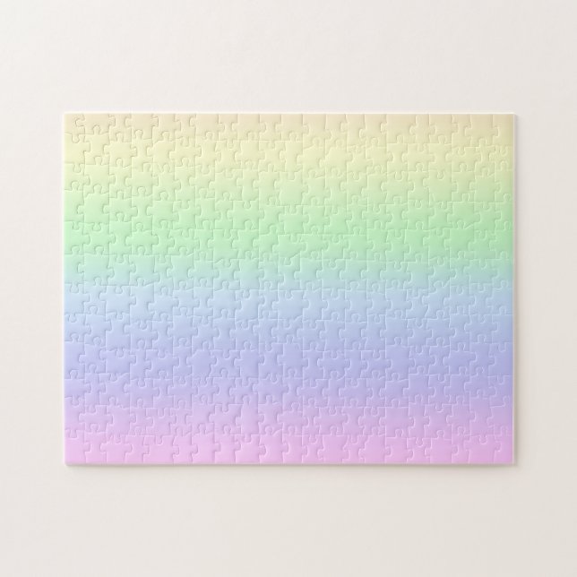 Rainbow Pastel Jigsaw Puzzle (Horizontal)