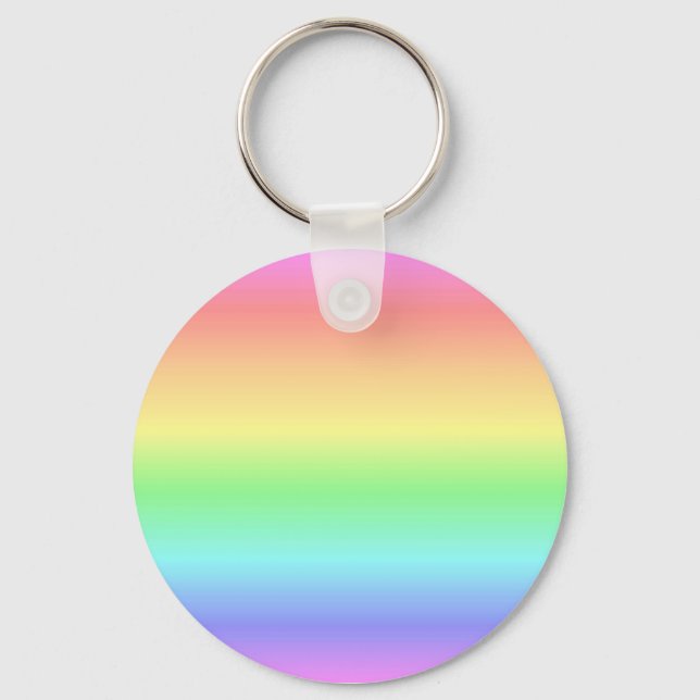 Rainbow Pastel Keychain (Front)