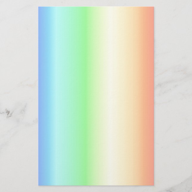Rainbow Pattern 1 Stationery (Front)