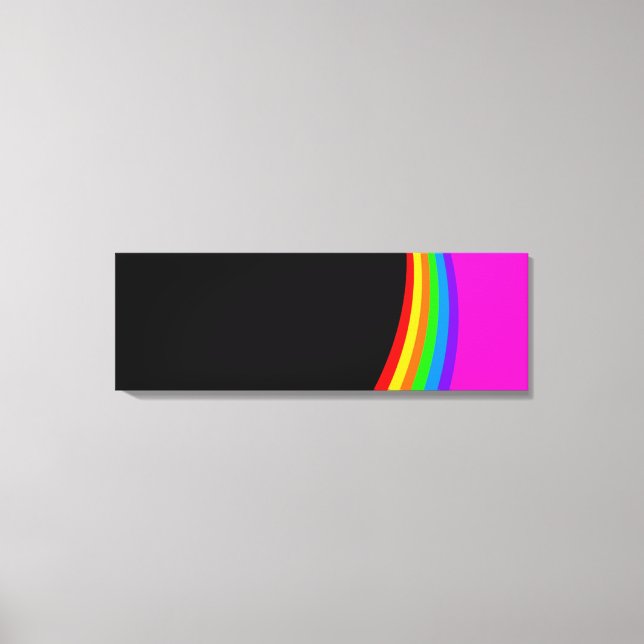 RAINBOW PATTERN CANVAS PRINT (Front)