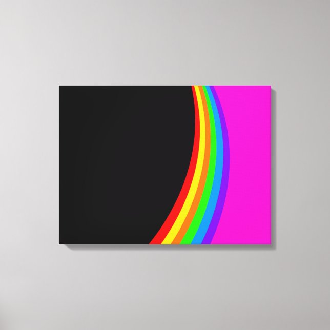 RAINBOW PATTERN CANVAS PRINT (Front)