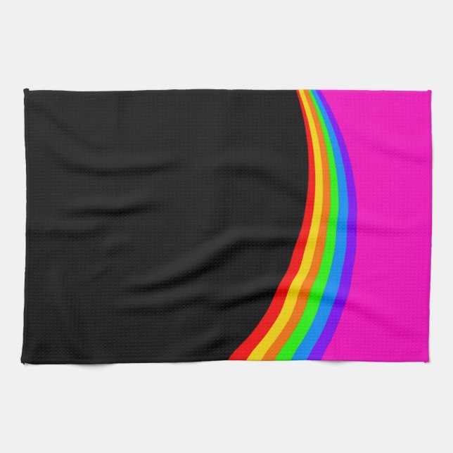 RAINBOW PATTERN KITCHEN TOWEL (Horizontal)