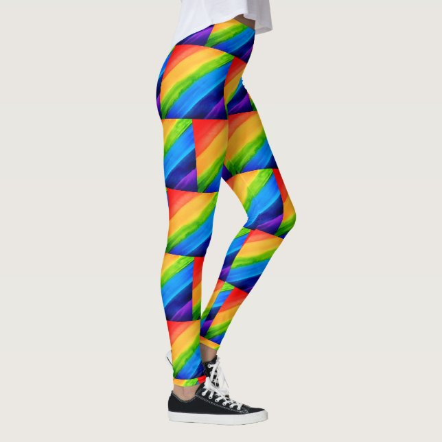  Rainbow Pattern Leggings (Right)