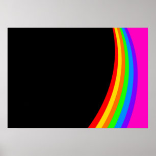 RAINBOW PATTERN POSTER