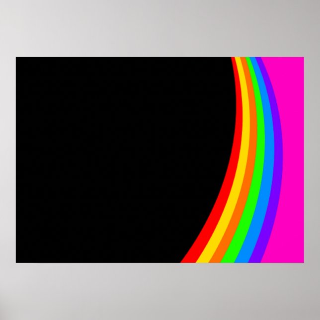 RAINBOW PATTERN POSTER (Front)