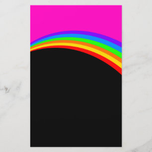 RAINBOW PATTERN STATIONERY