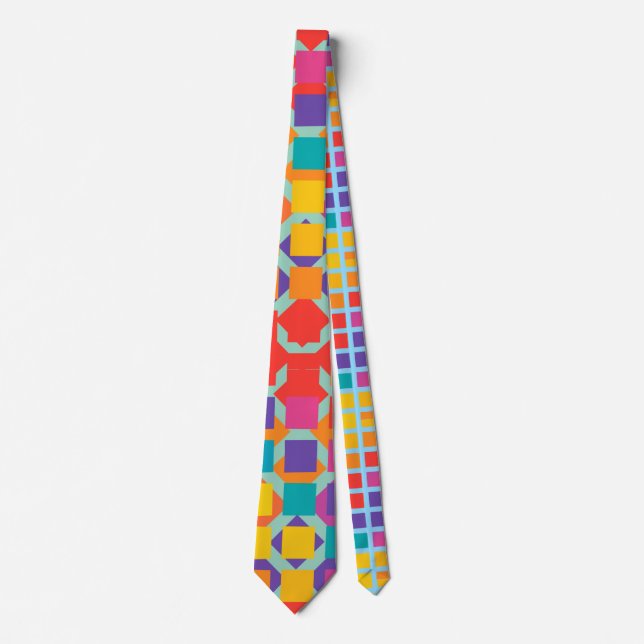 Rainbow Pattern Tie (Front)