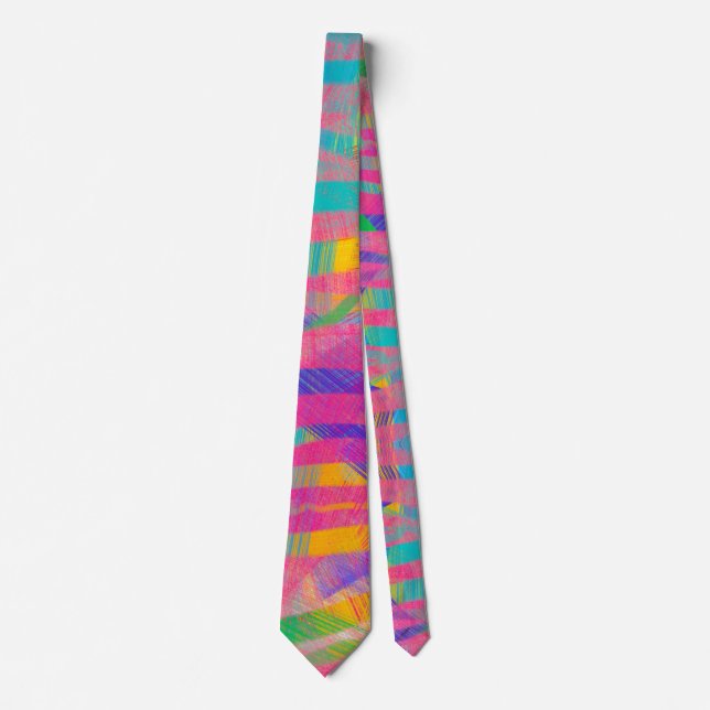 Rainbow Pattern Tie (Front)