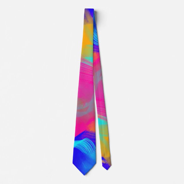 Rainbow Pattern Tie (Front)
