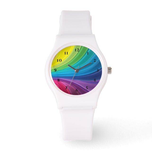 Rainbow Pattern Watch (Front)