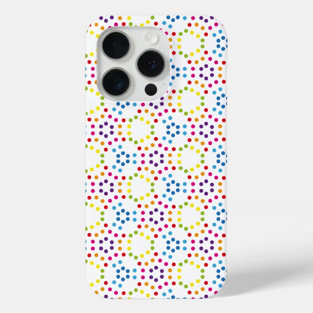 Rainbow Patternpolka Case-Mate iPhone Case (Back)