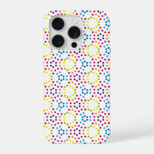 Rainbow Patternpolka iPhone 15 Pro Case