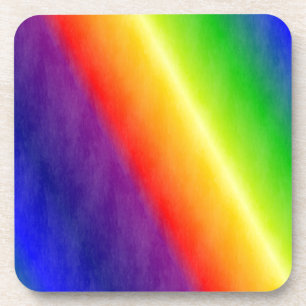 Rainbow Patterns Coaster