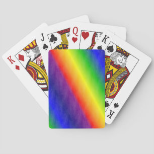 Rainbow Patterns Playing Cards