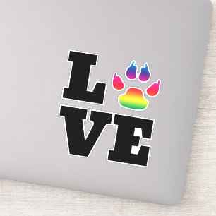 Rainbow paw