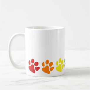 Rainbow Paws Coffee Mug