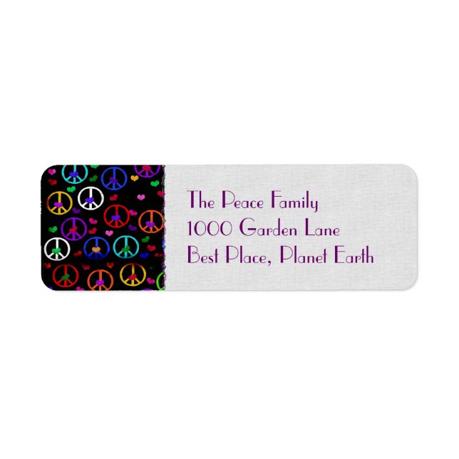 Rainbow Peace Hearts (Front)
