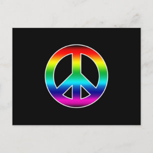 RAINBOW PEACE POSTCARD