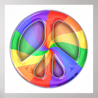 Rainbow Peace Poster