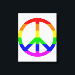 Rainbow Peace Sign<br><div class="desc">A typical peace sign within a LGBT rainbow</div>