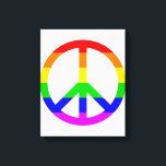 Rainbow Peace Sign<br><div class="desc">A typical peace sign within a LGBT rainbow</div>
