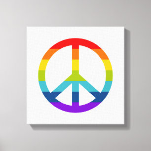 Rainbow Peace Sign