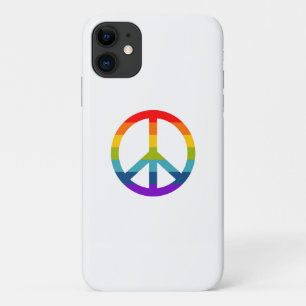 Rainbow Peace Sign iPhone 11 Case