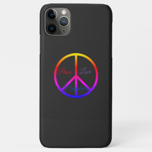 Rainbow Peace sign iPhone 11 Pro Max Case