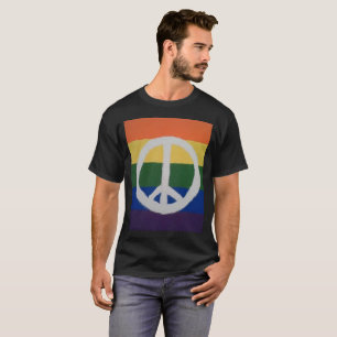 Rainbow Peace Sign Shirts