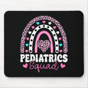 Rainbow Pediatrics Squad - Valentines Day Pediatri Mouse Pad