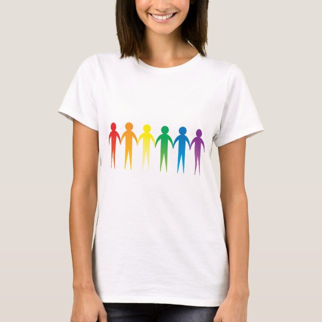 Rainbow People T-Shirt (Front)