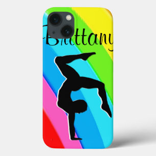 RAINBOW PERSONALIZED GYMNAST IPAD MINI CASE